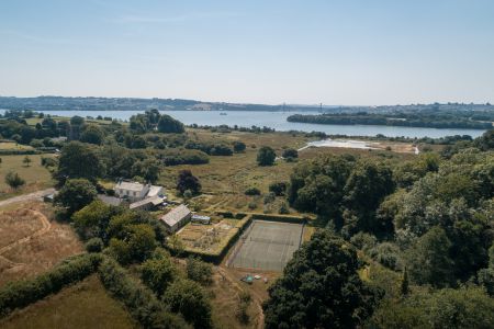 Lower Marsh Farm from the air