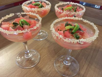 Melon Martini Pudding 1