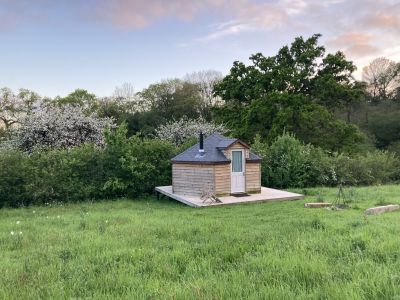 Noss Mayo External At Apple Blossom Time