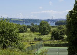 View from hammock to River Tamar & bridge