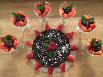 Vegan Raw Chocolate Torte