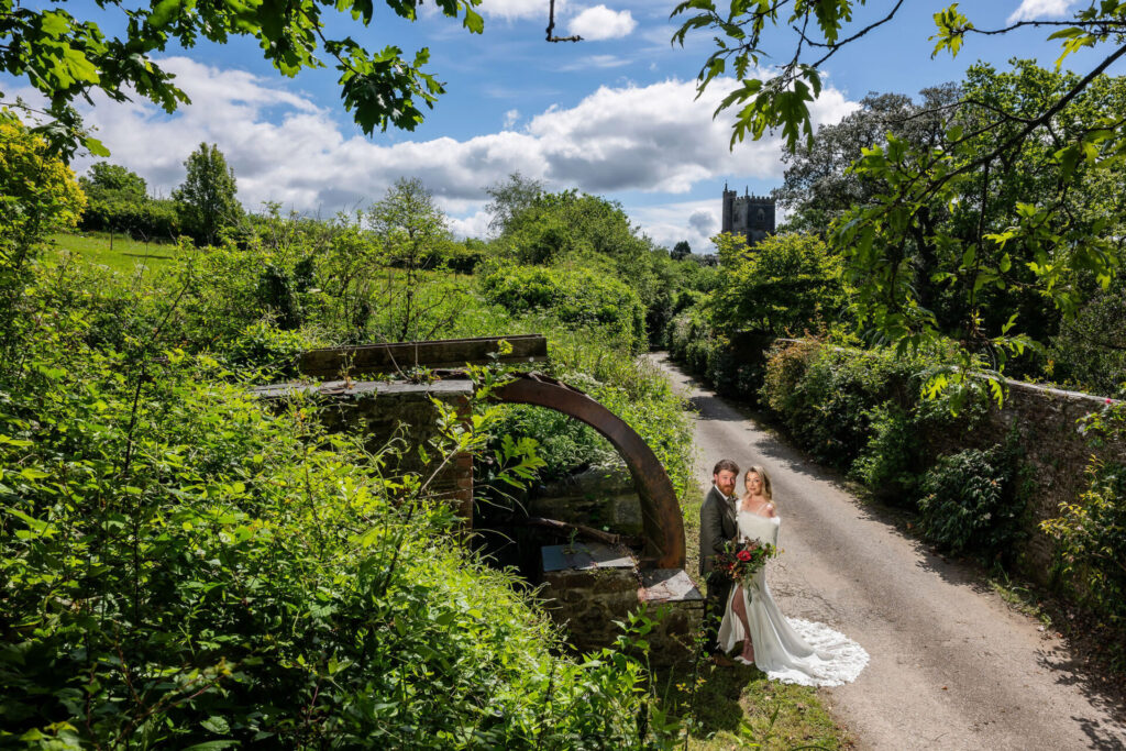 Church wedding in Cornwall